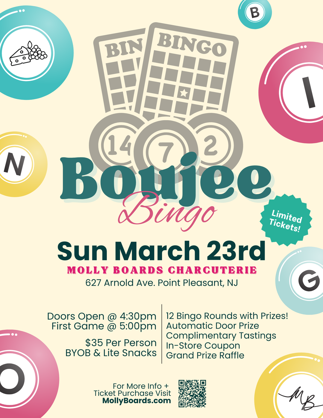 Boujee Bingo 3/23/25